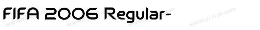 FIFA 2006 Regular字体转换